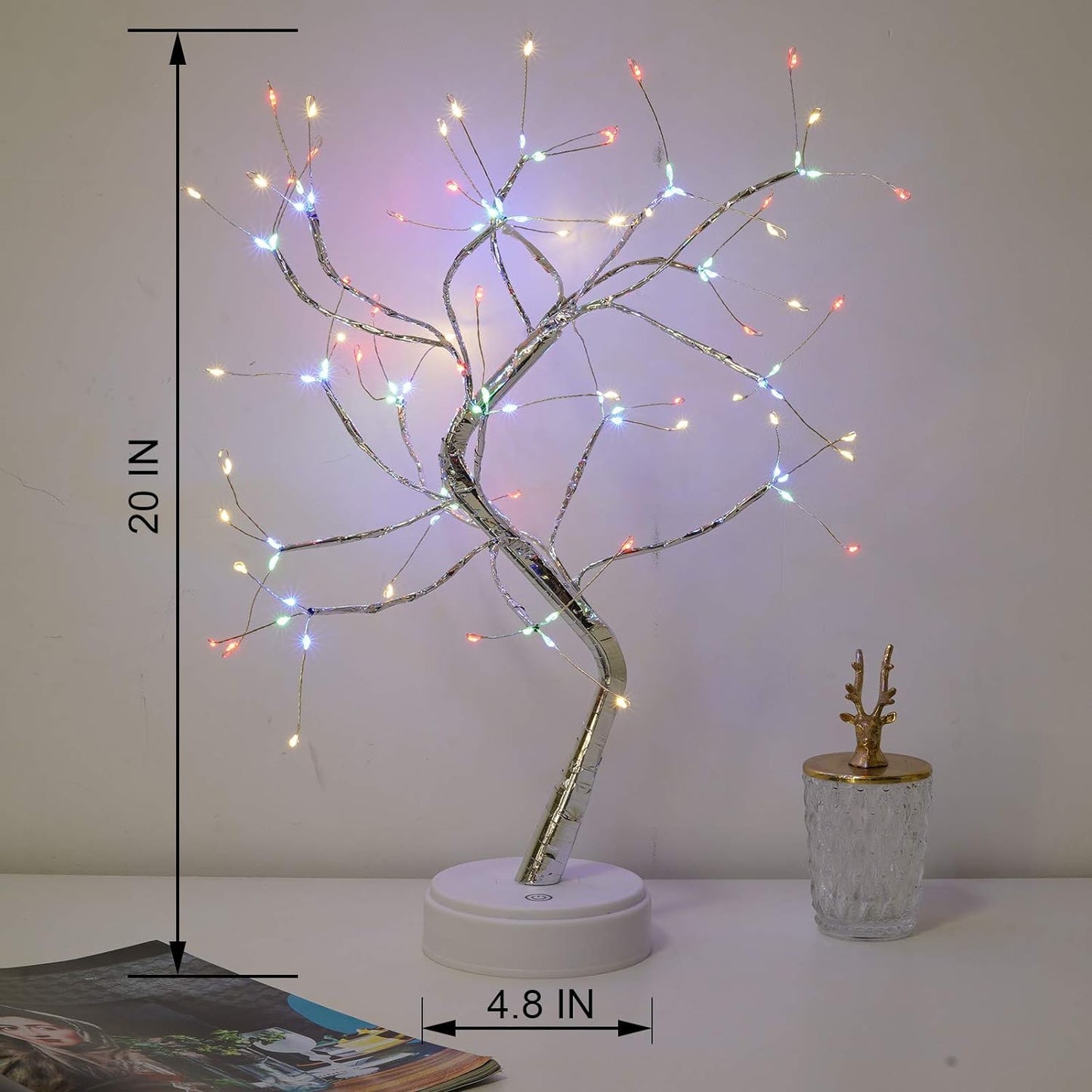 Bonsai Fairy Spirit Tree Lamp 20 Inch LED Lighted Tree Decor