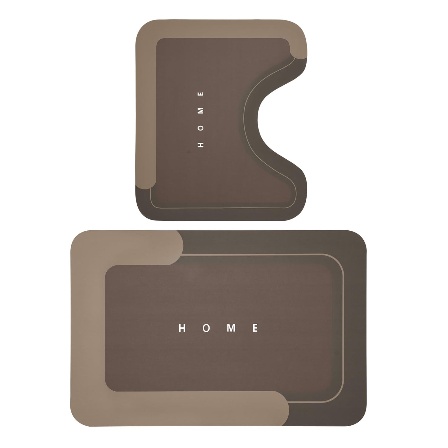 3PCS GORILLA GRIP Bath Rug Soft Chenille Absorbent Mat