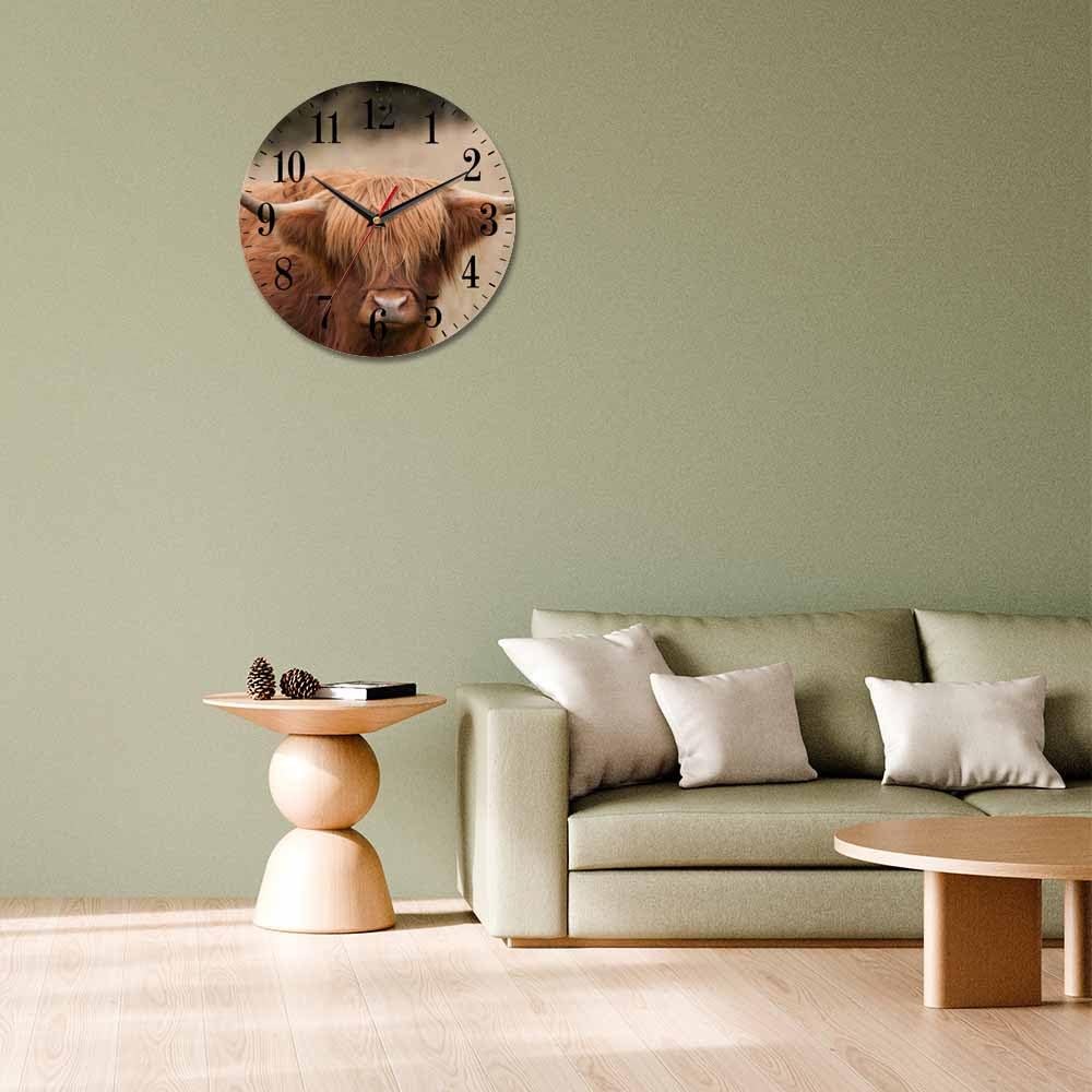 Mxocom Wheel Wall Clock Modern Car Tire Style Clock 10 Inch