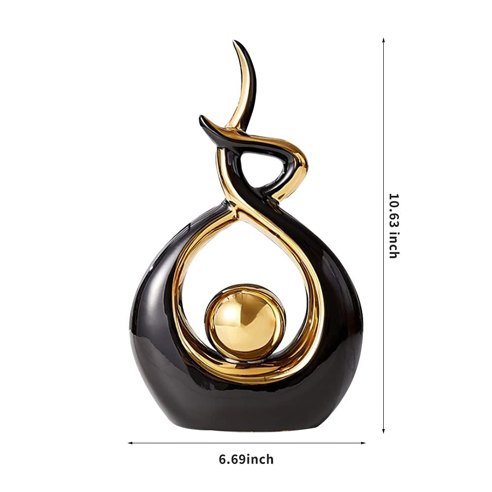 Norrclp Abstract Ceramic Statue Modern Table Sculpture