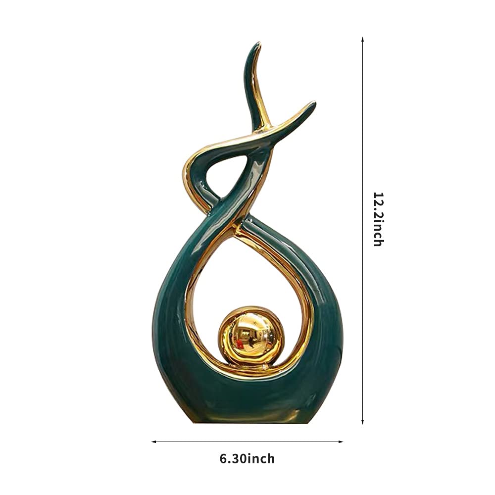 Norrclp Abstract Ceramic Statue Modern Table Sculpture