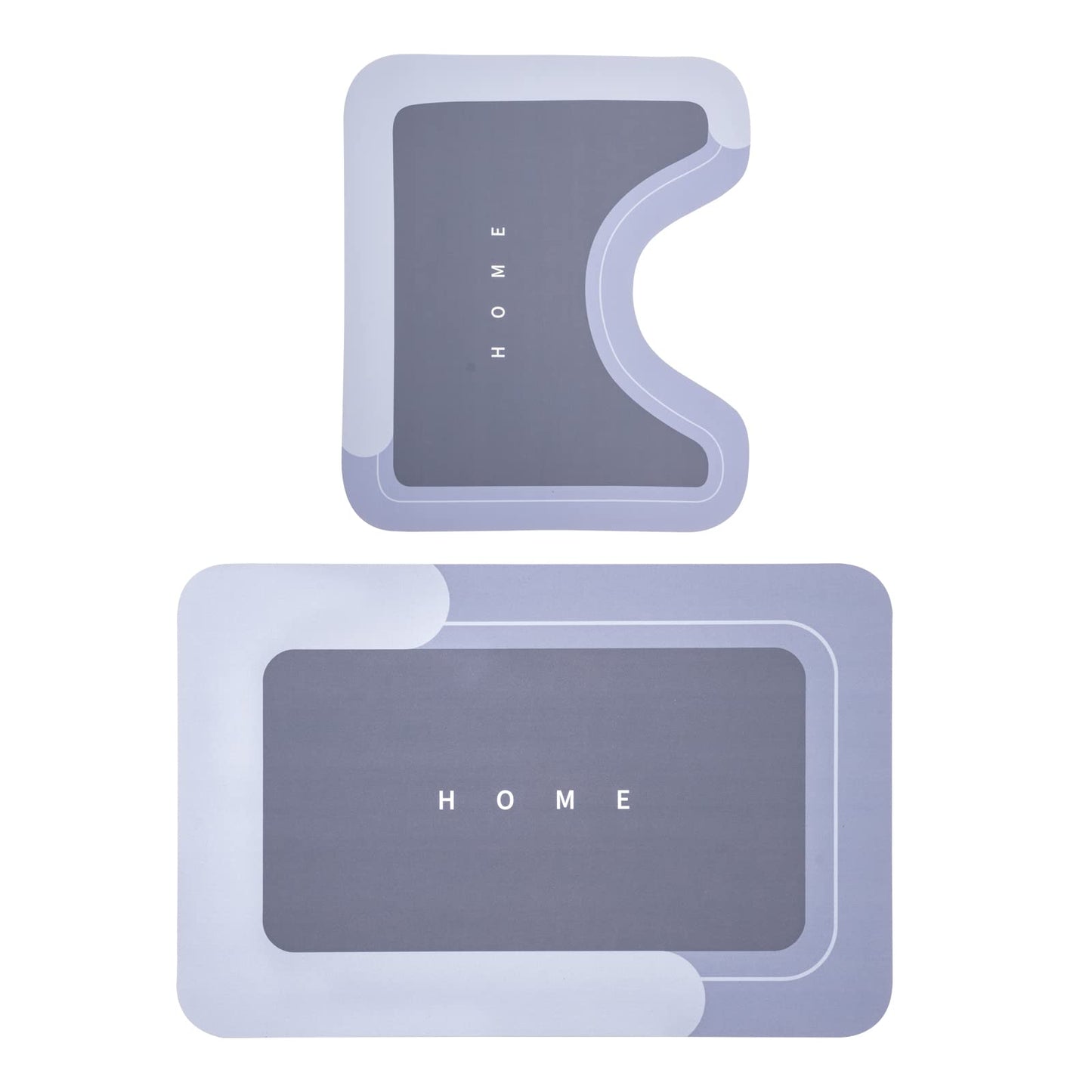 3PCS GORILLA GRIP Bath Rug Soft Chenille Absorbent Mat