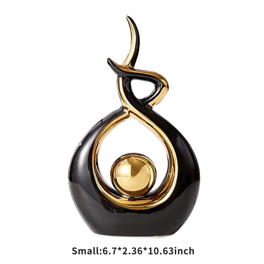 Norrclp Abstract Ceramic Statue Modern Table Sculpture