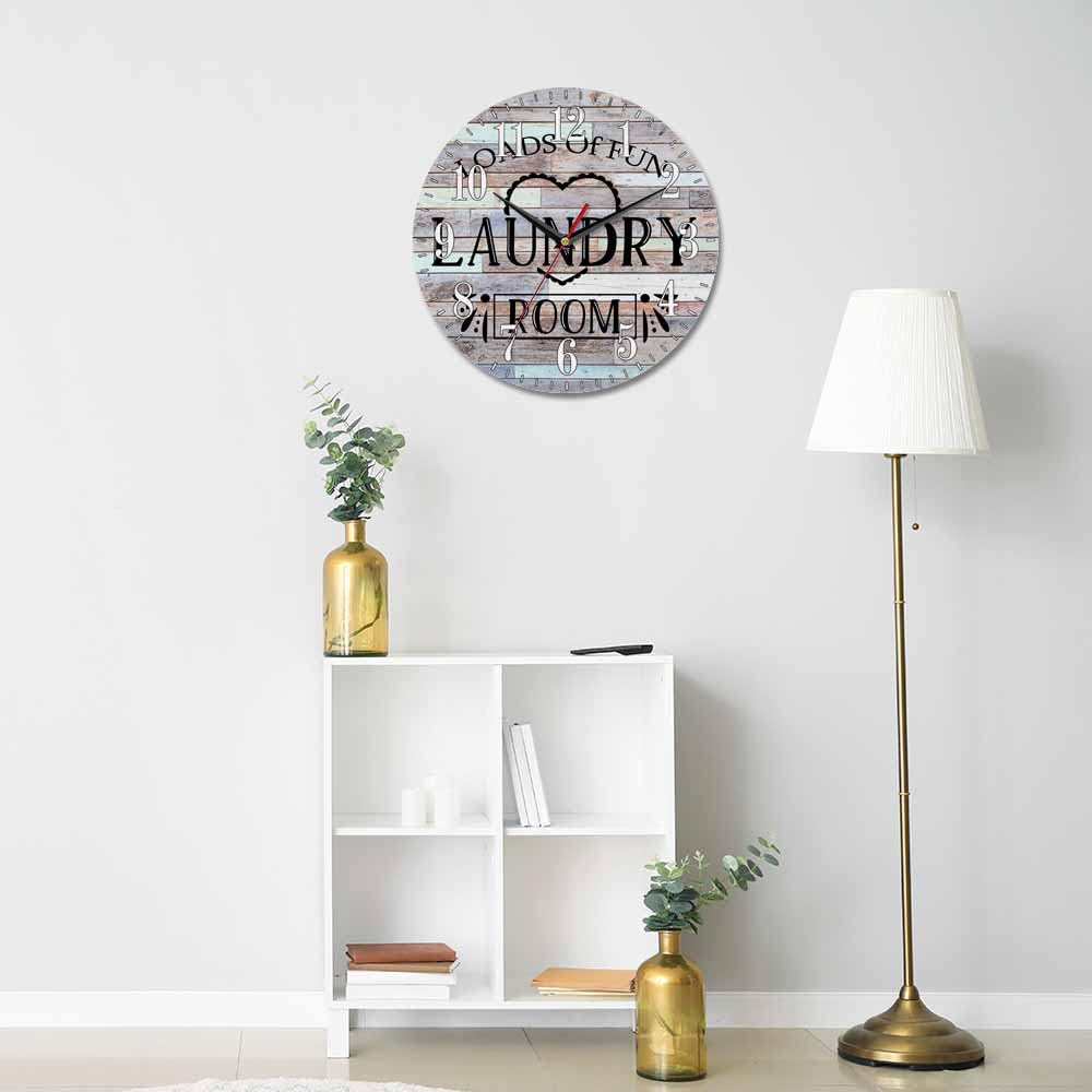 Mxocom Wheel Wall Clock Modern Car Tire Style Clock 10 Inch