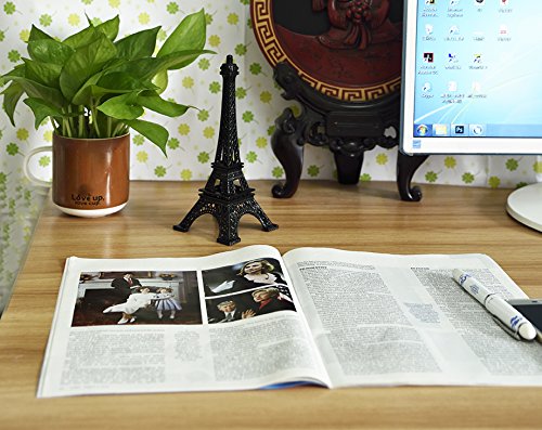 ESHATO Eiffel Tower Statue Gold Metal Decorative Figurine 7 Inch