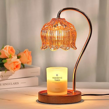 Funistree Flower Candle Warmer Lamp with Timer