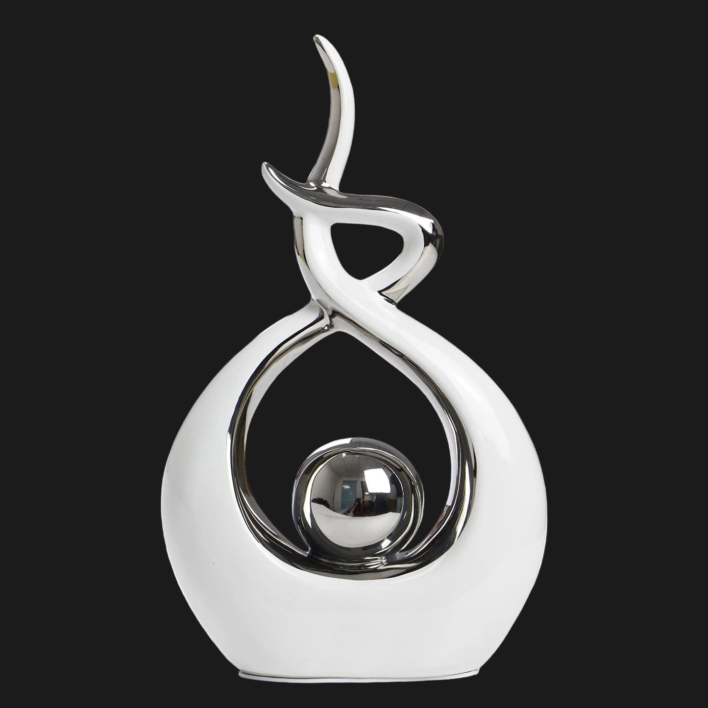 Norrclp Abstract Ceramic Statue Modern Table Sculpture