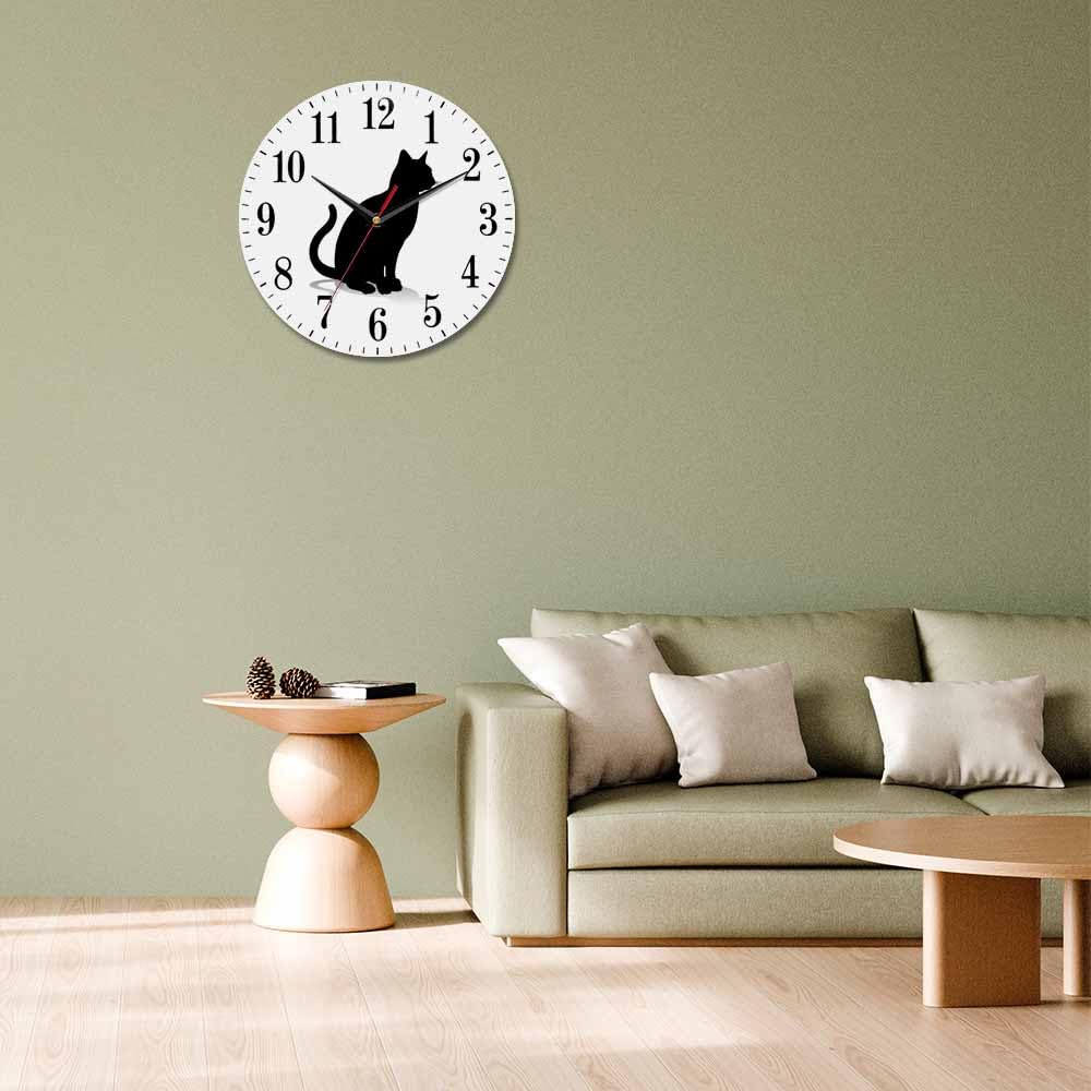 Mxocom Wheel Wall Clock Modern Car Tire Style Clock 10 Inch