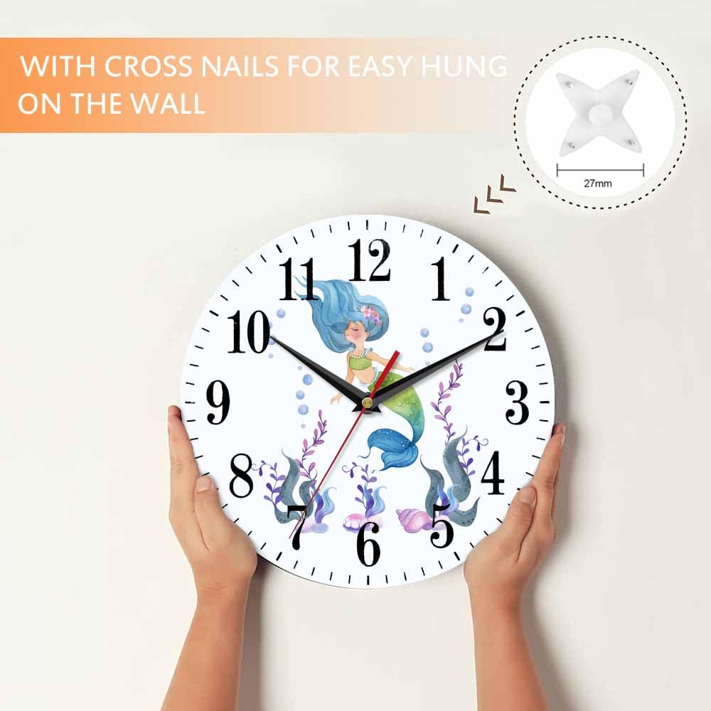 Mxocom Wheel Wall Clock Modern Car Tire Style Clock 10 Inch