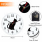 Mxocom Wheel Wall Clock Modern Car Tire Style Clock 10 Inch