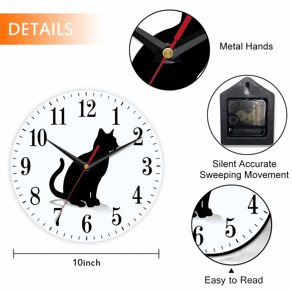 Mxocom Wheel Wall Clock Modern Car Tire Style Clock 10 Inch