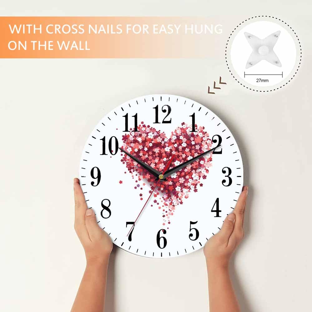 Mxocom Wheel Wall Clock Modern Car Tire Style Clock 10 Inch