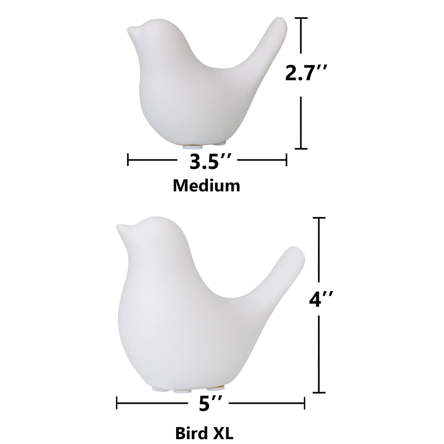 FANTESTICRYAN Gold Bird Statues Modern Decorative Ornaments