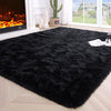 Noahas Fluffy Area Rug 4x5.3 ft Shag Carpet for Bedroom