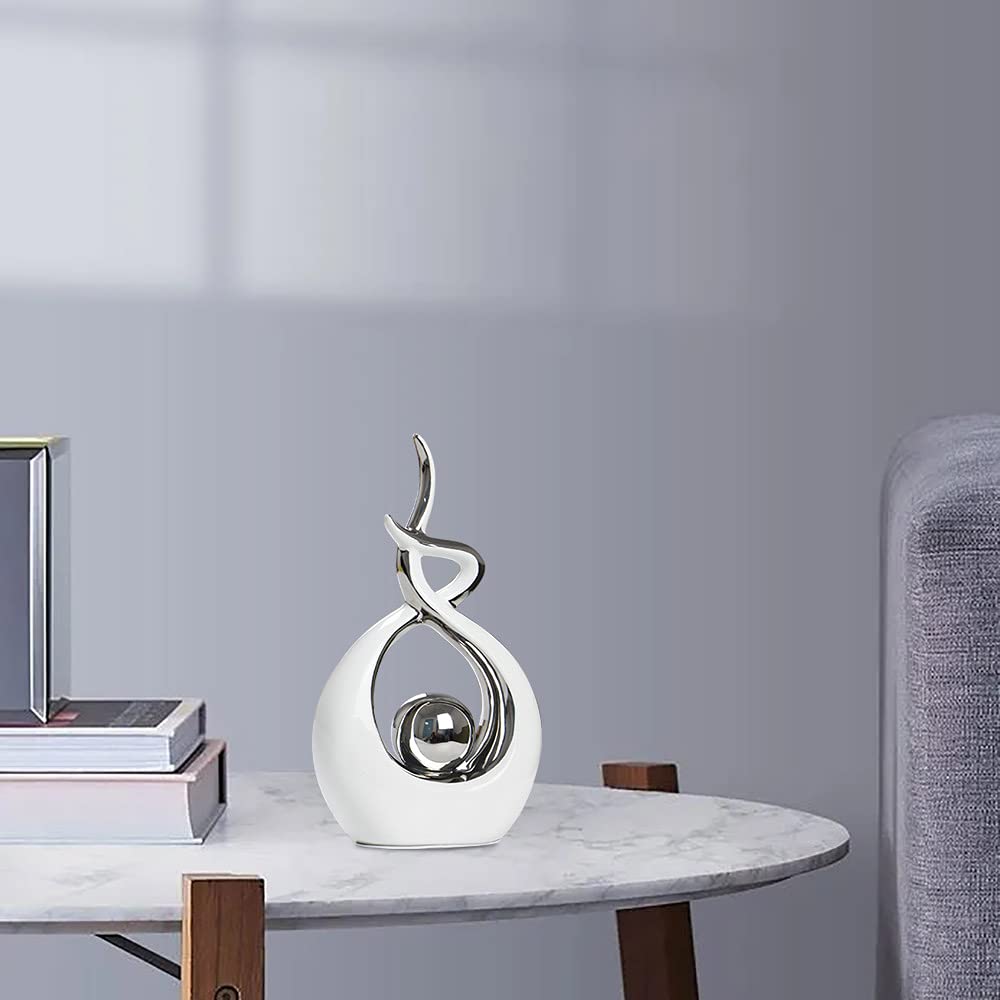 Norrclp Abstract Ceramic Statue Modern Table Sculpture