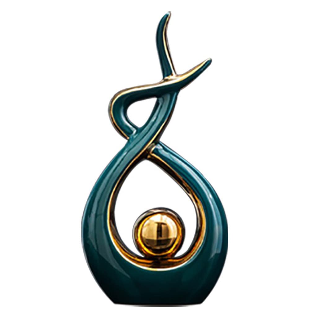 Norrclp Abstract Ceramic Statue Modern Table Sculpture