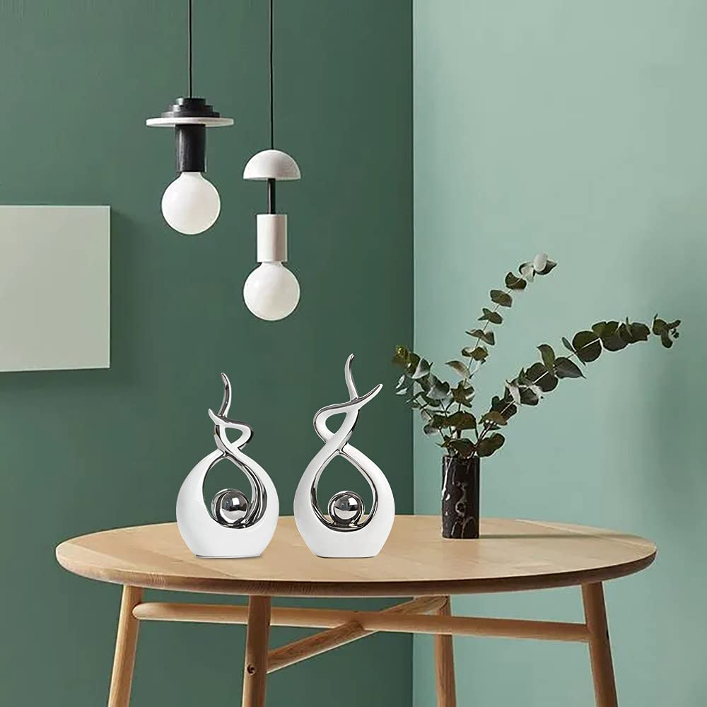 Norrclp Abstract Ceramic Statue Modern Table Sculpture