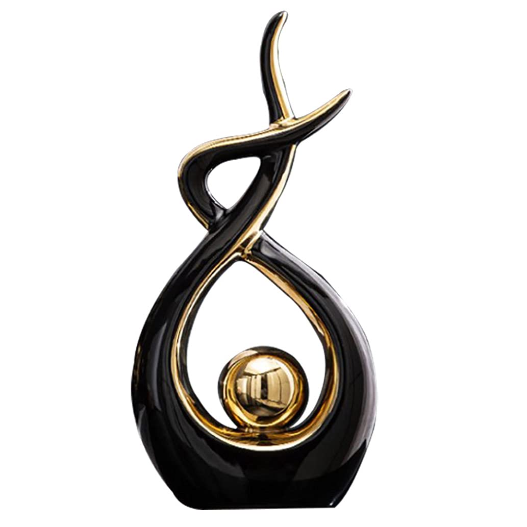 Norrclp Abstract Ceramic Statue Modern Table Sculpture