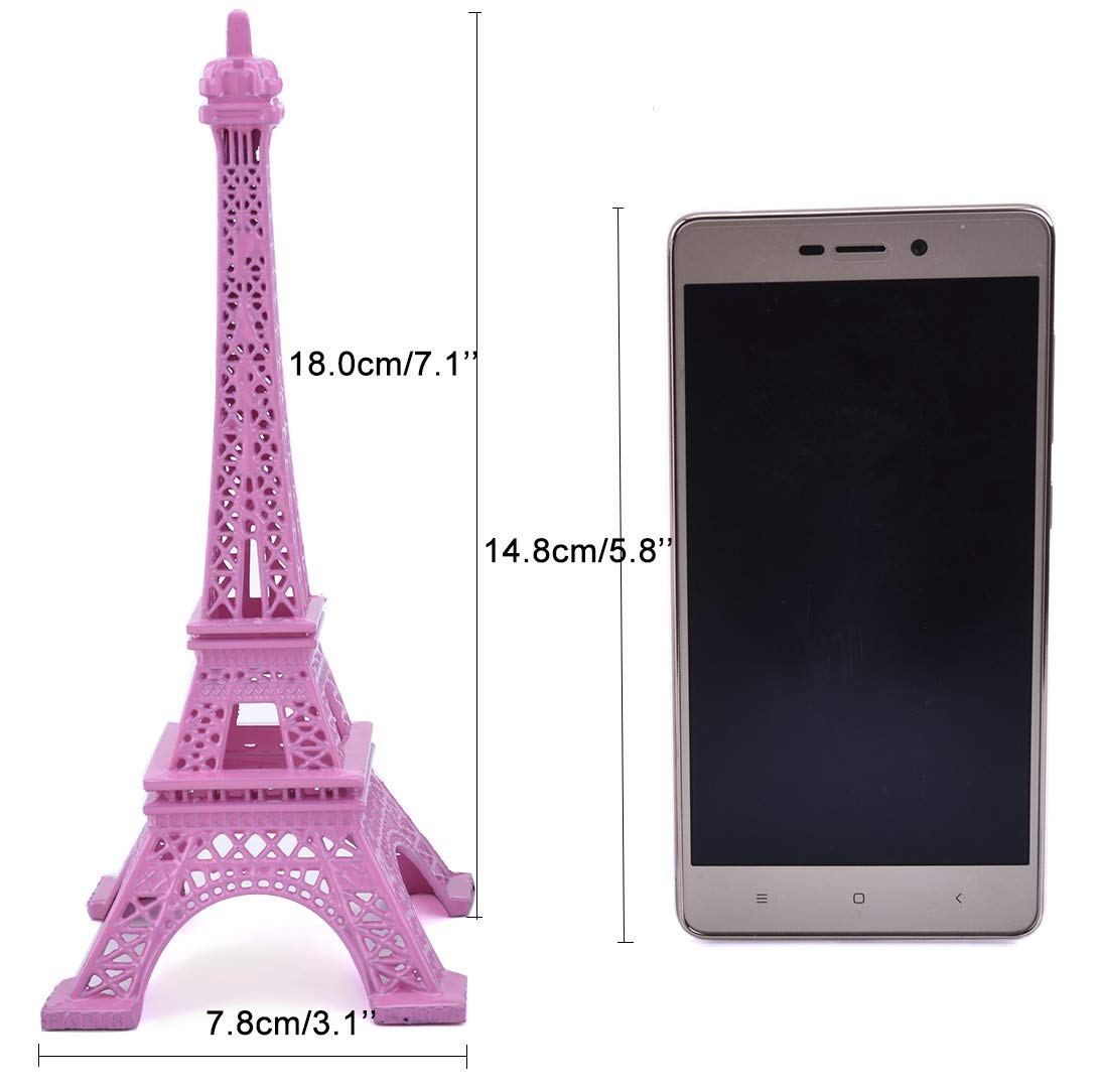 ESHATO Eiffel Tower Statue Gold Metal Decorative Figurine 7 Inch