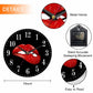 Mxocom Wheel Wall Clock Modern Car Tire Style Clock 10 Inch