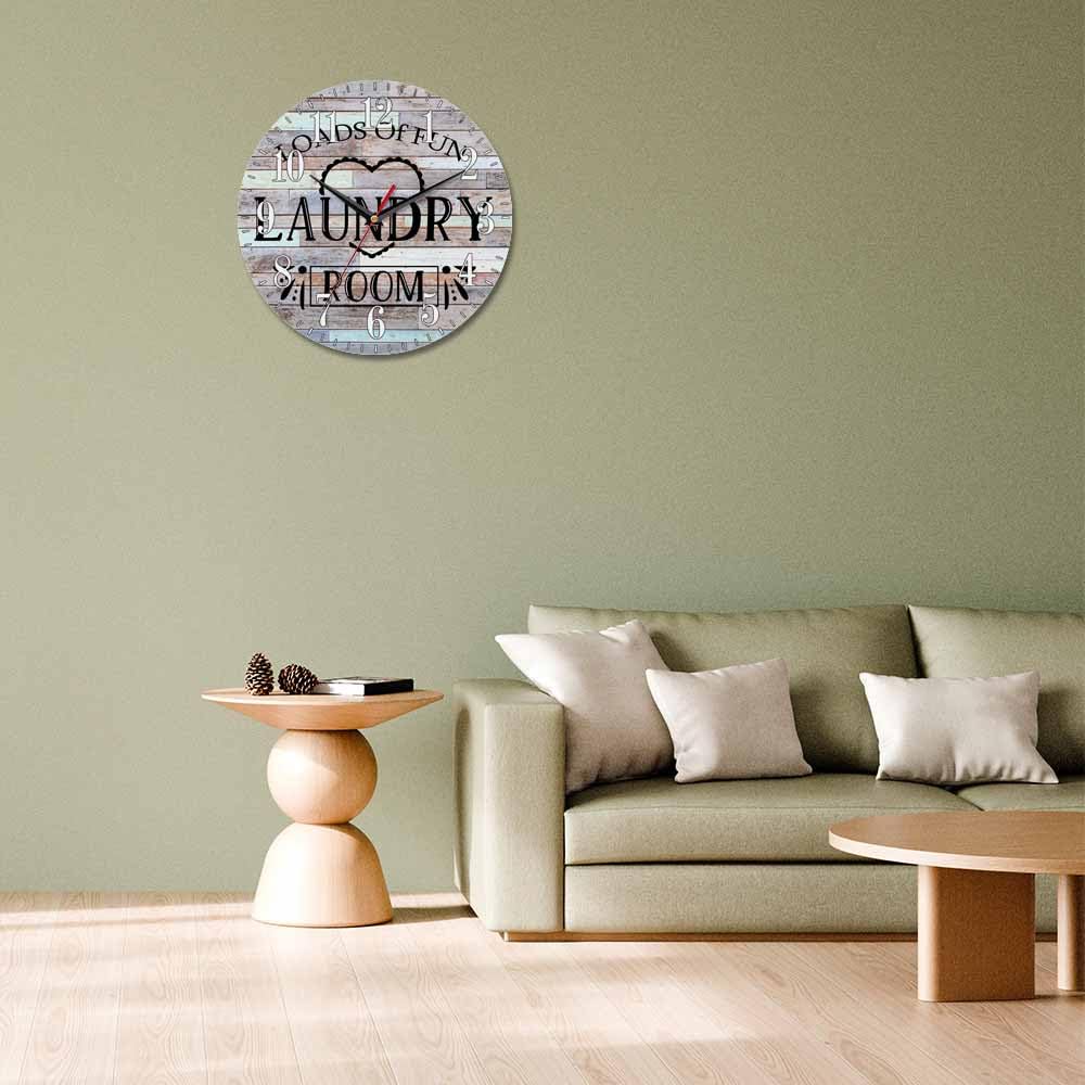 Mxocom Wheel Wall Clock Modern Car Tire Style Clock 10 Inch