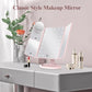 HUONUL Vanity Makeup Mirror Trifold with Lights