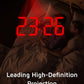 GOLOZA Projection Alarm Clock 180 Degree Rotating LED Clock
