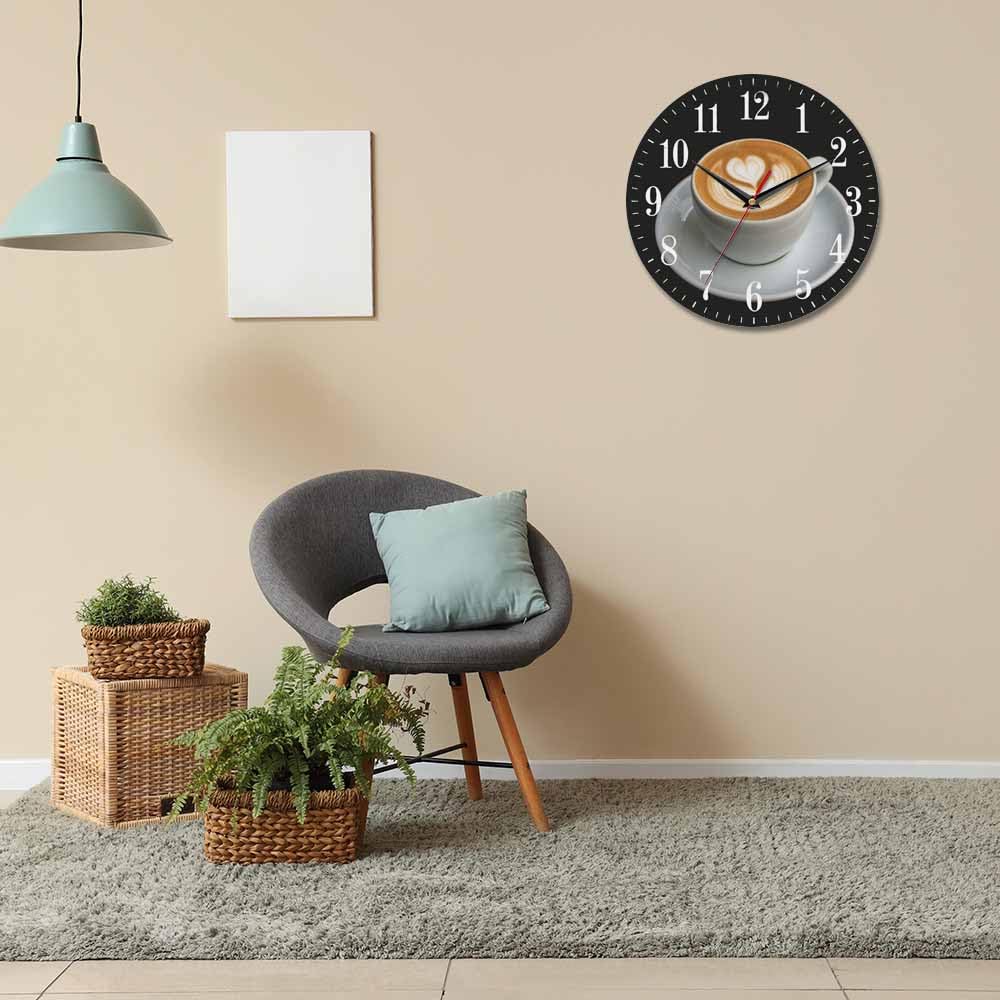 Mxocom Wheel Wall Clock Modern Car Tire Style Clock 10 Inch