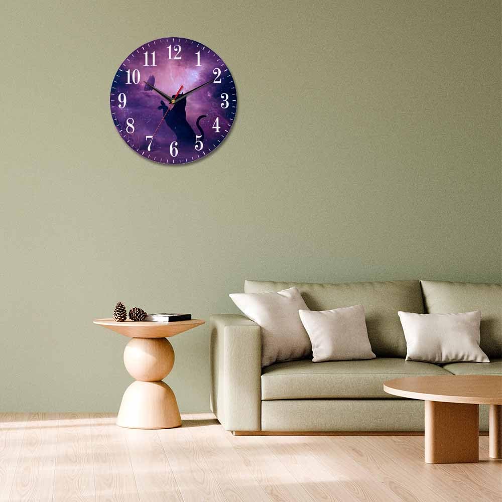 Mxocom Wheel Wall Clock Modern Car Tire Style Clock 10 Inch