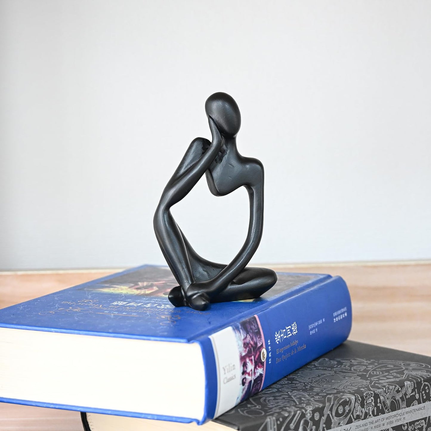 BOPART Gold Thinker Statues 3 Piece Modern Figurine Set