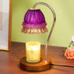Funistree Flower Candle Warmer Lamp with Timer