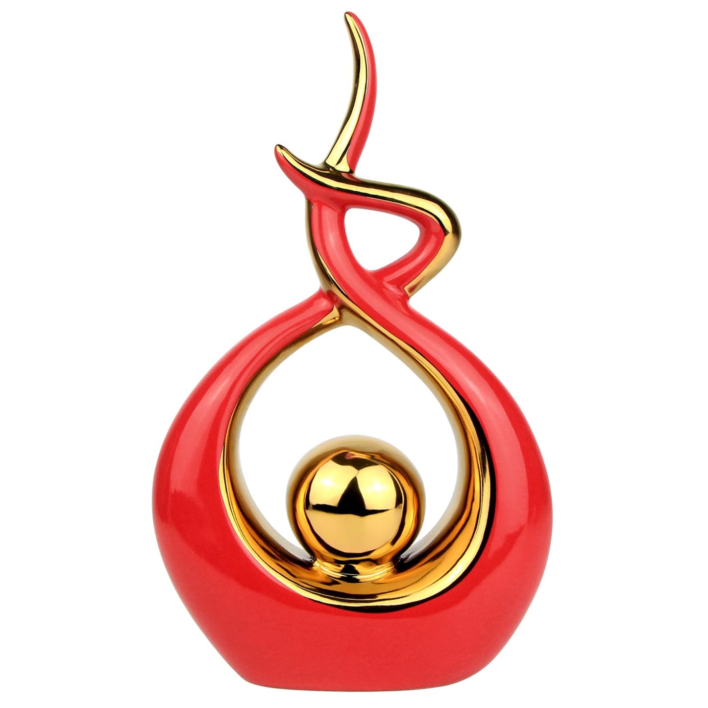 Norrclp Abstract Ceramic Statue Modern Table Sculpture