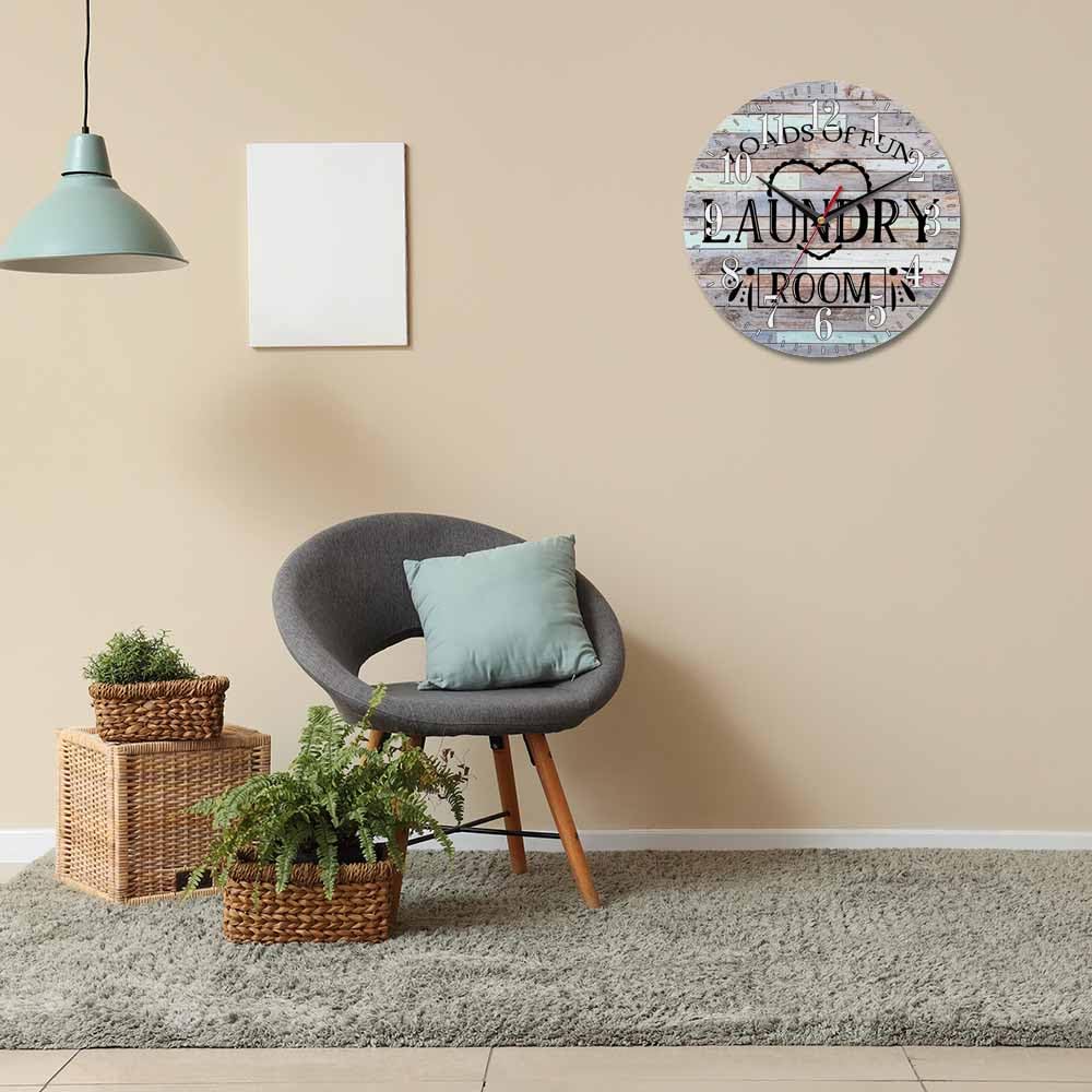 Mxocom Wheel Wall Clock Modern Car Tire Style Clock 10 Inch