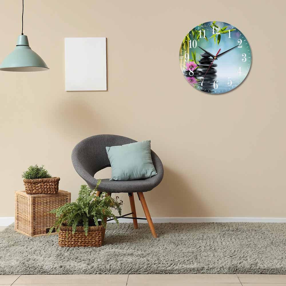 Mxocom Wheel Wall Clock Modern Car Tire Style Clock 10 Inch