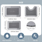 3PCS GORILLA GRIP Bath Rug Soft Chenille Absorbent Mat