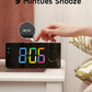 GOLOZA Projection Alarm Clock 180 Degree Rotating LED Clock