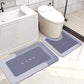 3PCS GORILLA GRIP Bath Rug Soft Chenille Absorbent Mat