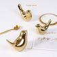 FANTESTICRYAN Gold Bird Statues Modern Decorative Ornaments