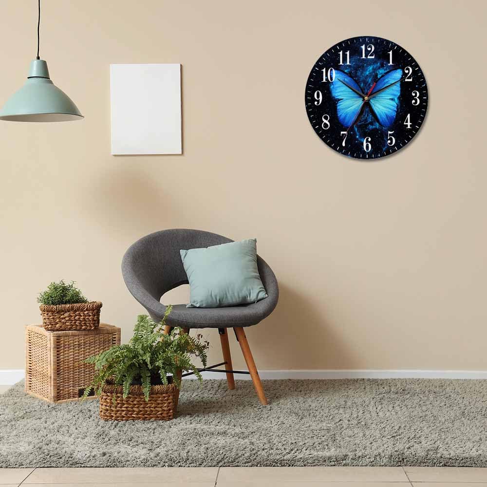 Mxocom Wheel Wall Clock Modern Car Tire Style Clock 10 Inch