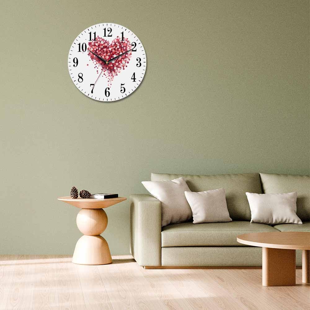 Mxocom Wheel Wall Clock Modern Car Tire Style Clock 10 Inch