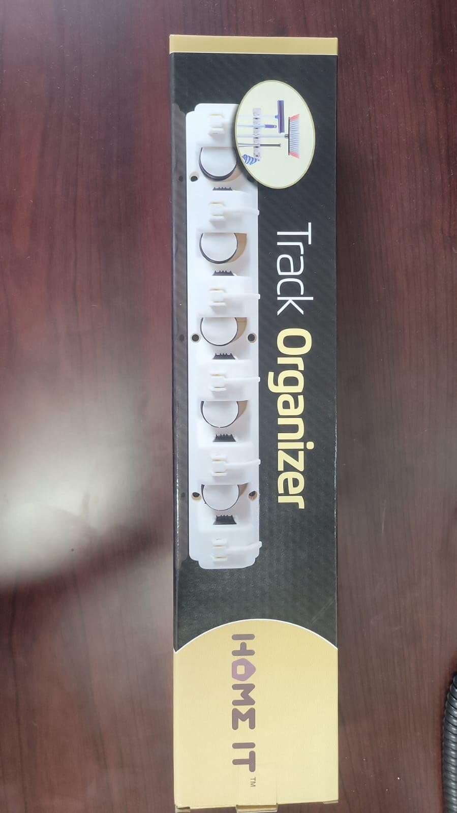 Homeit Mop and Broom Holder Wall Mount Organizer