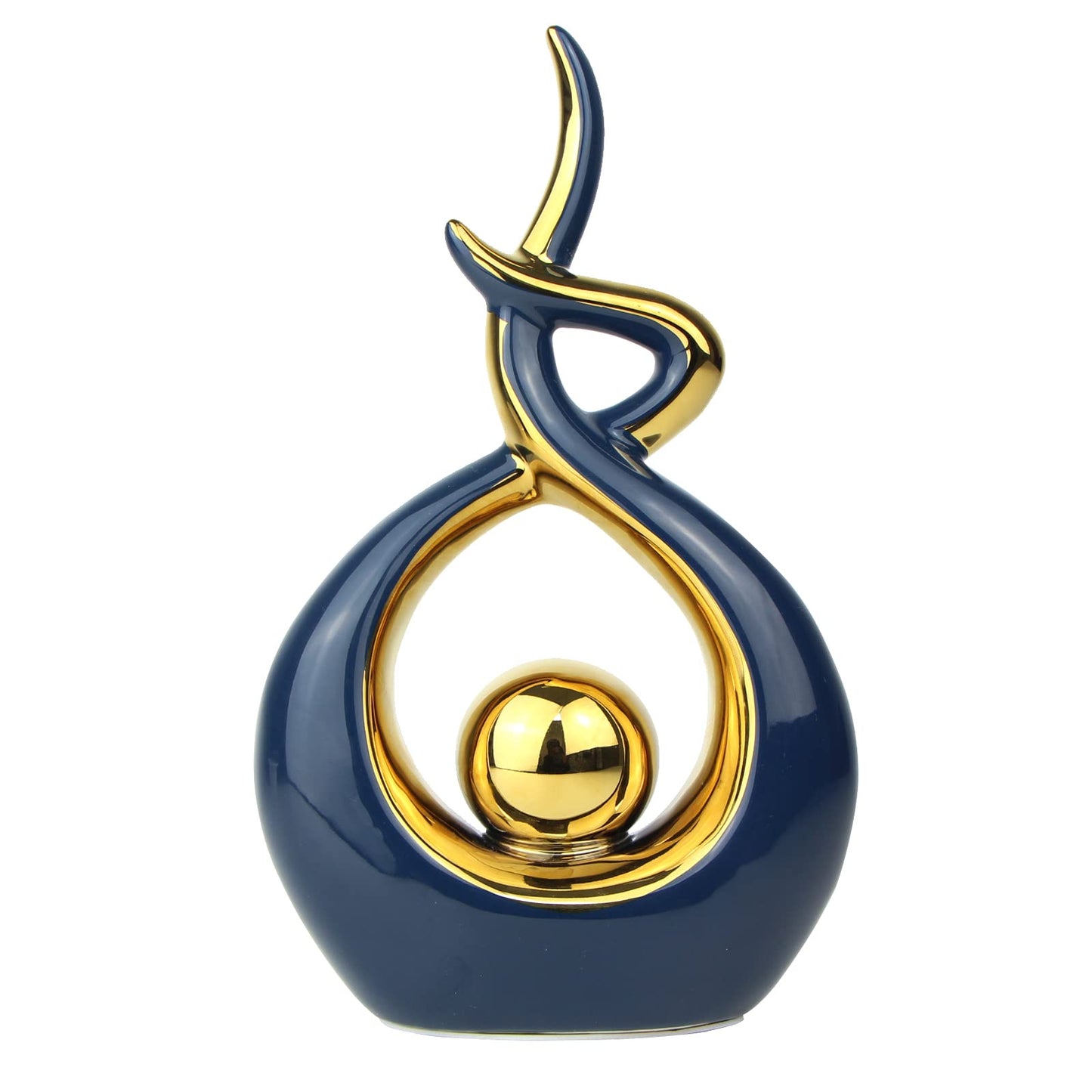 Norrclp Abstract Ceramic Statue Modern Table Sculpture