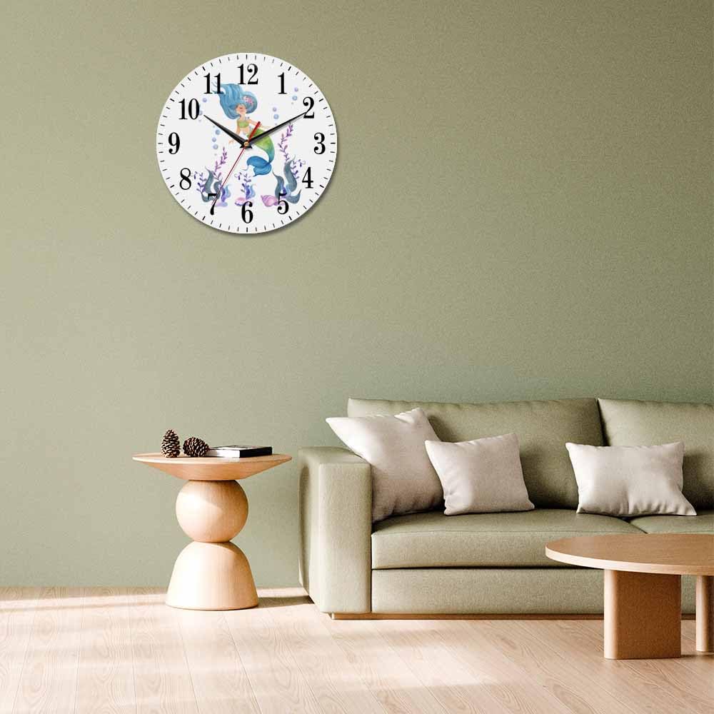 Mxocom Wheel Wall Clock Modern Car Tire Style Clock 10 Inch