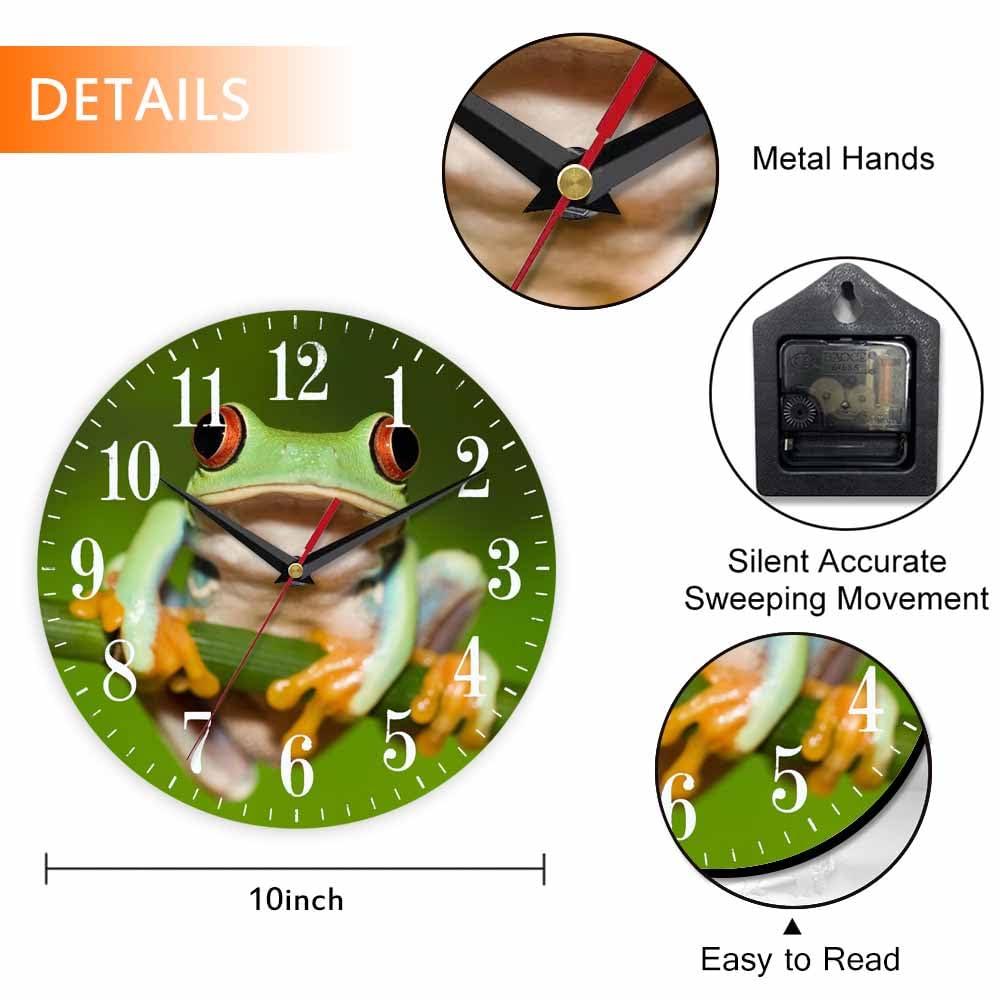 Mxocom Wheel Wall Clock Modern Car Tire Style Clock 10 Inch