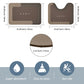 3PCS GORILLA GRIP Bath Rug Soft Chenille Absorbent Mat