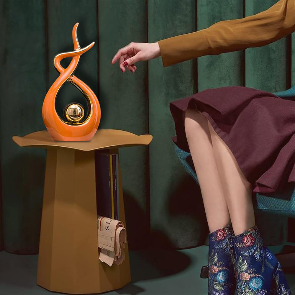 Norrclp Abstract Ceramic Statue Modern Table Sculpture