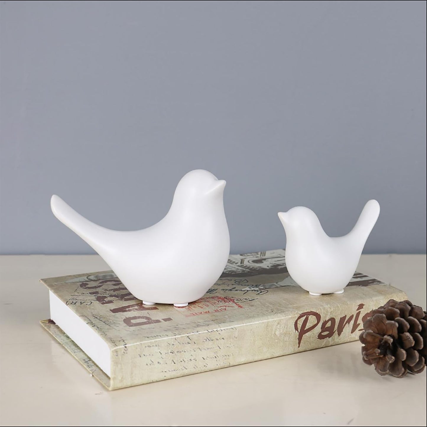 FANTESTICRYAN Gold Bird Statues Modern Decorative Ornaments