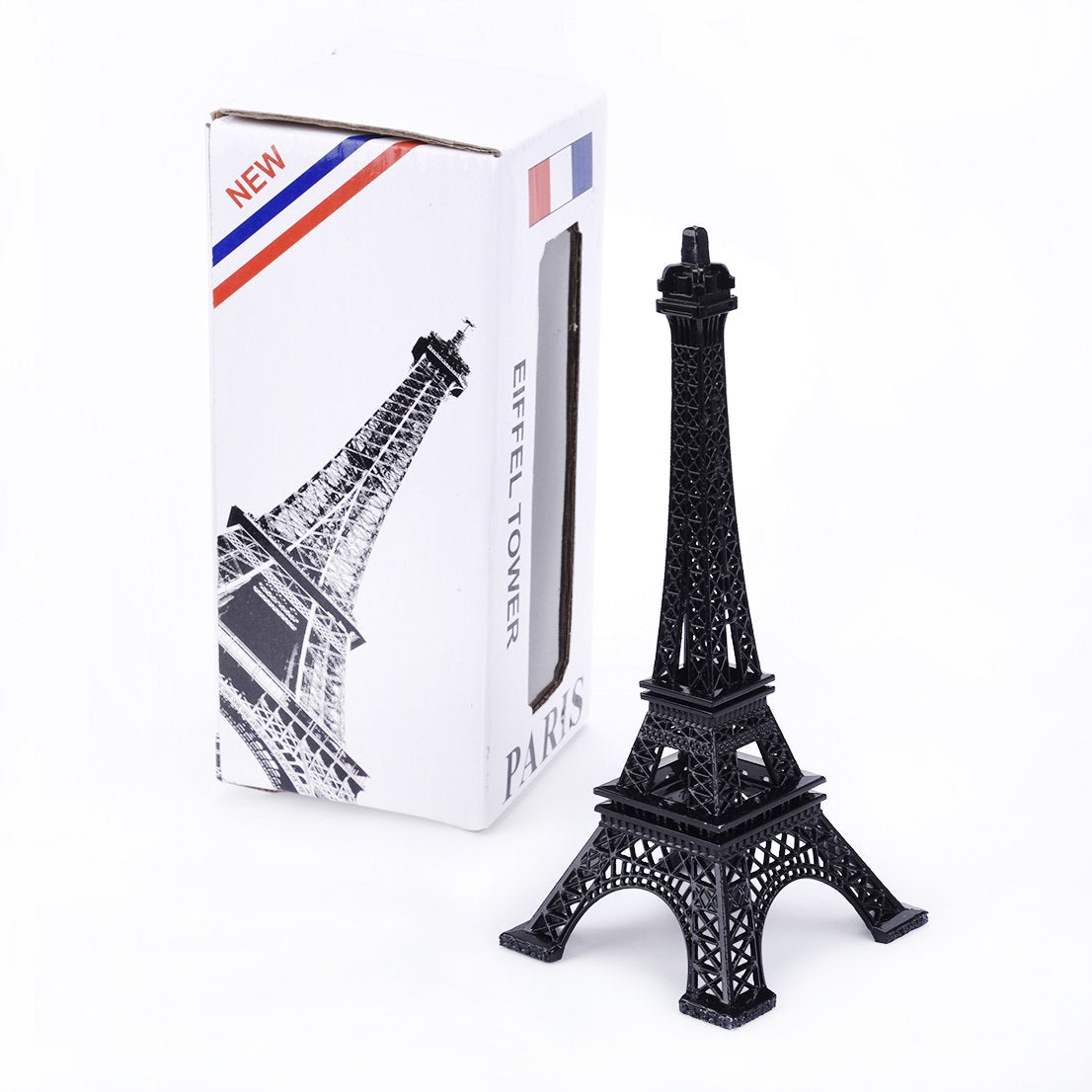 ESHATO Eiffel Tower Statue Gold Metal Decorative Figurine 7 Inch