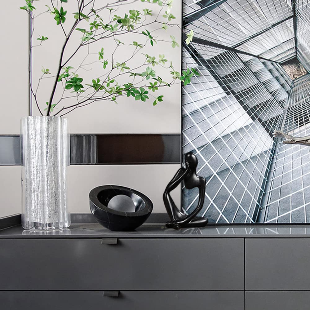 BOPART Gold Thinker Statues 3 Piece Modern Figurine Set