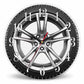Mxocom Wheel Wall Clock Modern Car Tire Style Clock 10 Inch